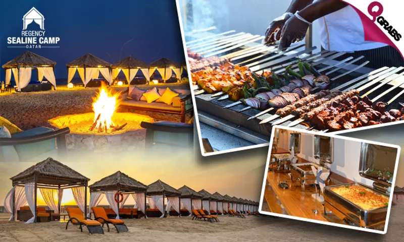 Arabian Desert Adventure: Overnight Stay with Breakfast & Dinner, Beach Access & More at Regency Sealine 5-Star Luxury Resort!
